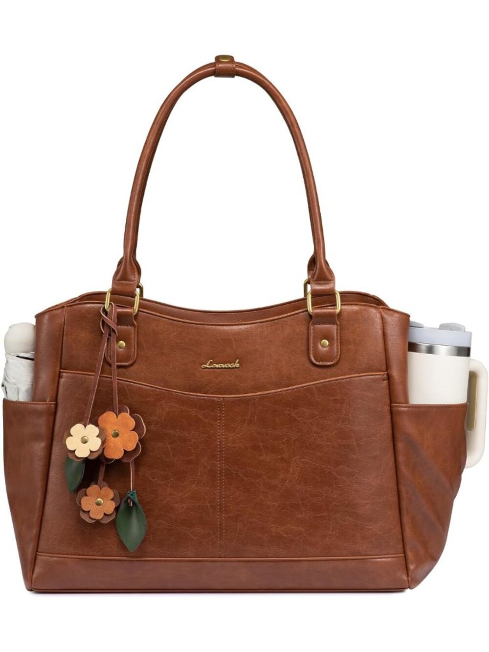 Stylish Vintage Laptop Tote Bag for Women, Perfect Teacher & Work Bag with